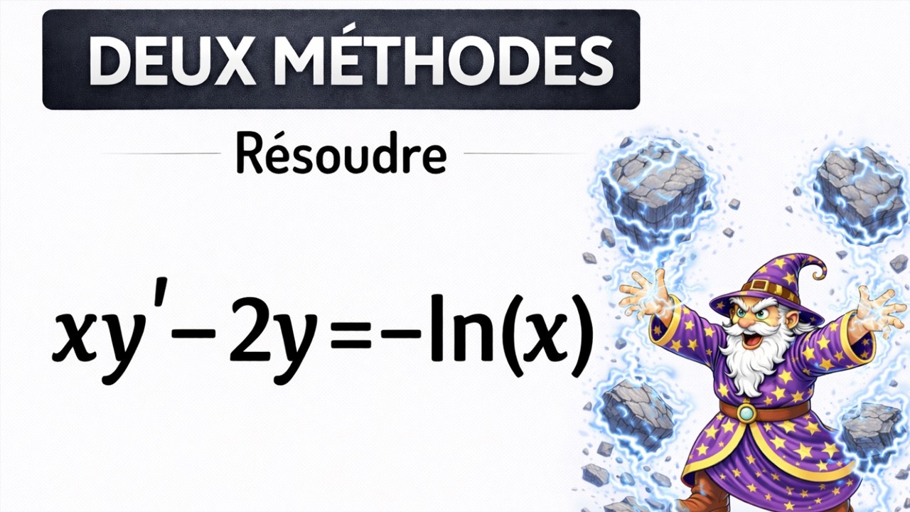 Deux méthodes pour résoudre 100% des équa diff linéaires d'ordre 1