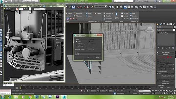 Tutorial on Modeling a Train Engine in 3dsmax. (Part 2)