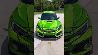 Car cartoon painting, the second dimension shines into reality #shorts
