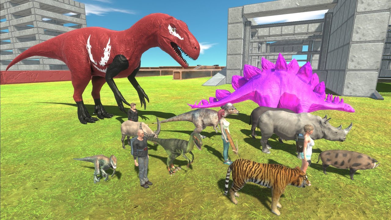 Escape from CARNAGE ALLOSAURUS - Animal Revolt Battle Simulator