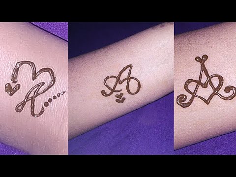 Heart Tattoo S Name Mehndi Design Mehndi Design Beautiful