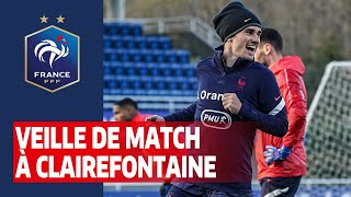 Veille de France-Ukraine à Clairefontaine, Equipe de France