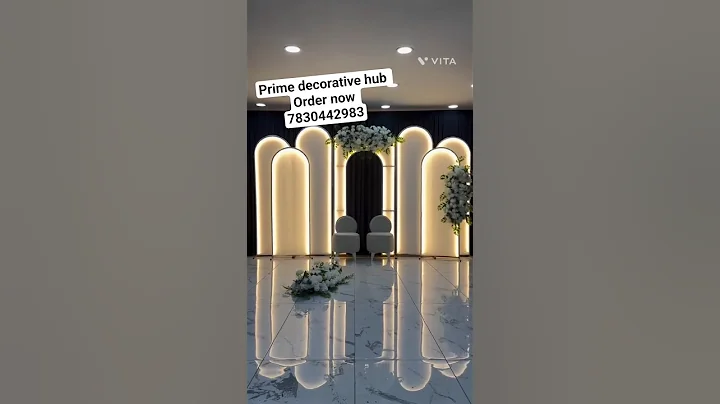 |new back drop setup| #wedding #weddingdecoration #weddingideas #eventplanner #weddingplanning#short