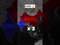 India 💪vs China Full Comparison – Area, Population &amp; Economy 🇮🇳🇨🇳 #viral #shorts
