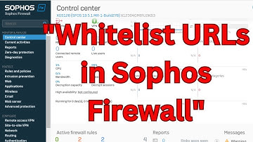 "Block Web Categories but Allow Specific Websites in Sophos Firewall"