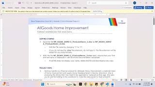 New Perspectives Excel 365 | Module 2: End of Module Project 2 AllGoods Home Improvement