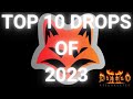 Top 10 drops of 2023  diablo 2 resurrected