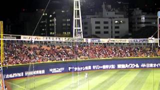 広島カープの外野応援_2012040602