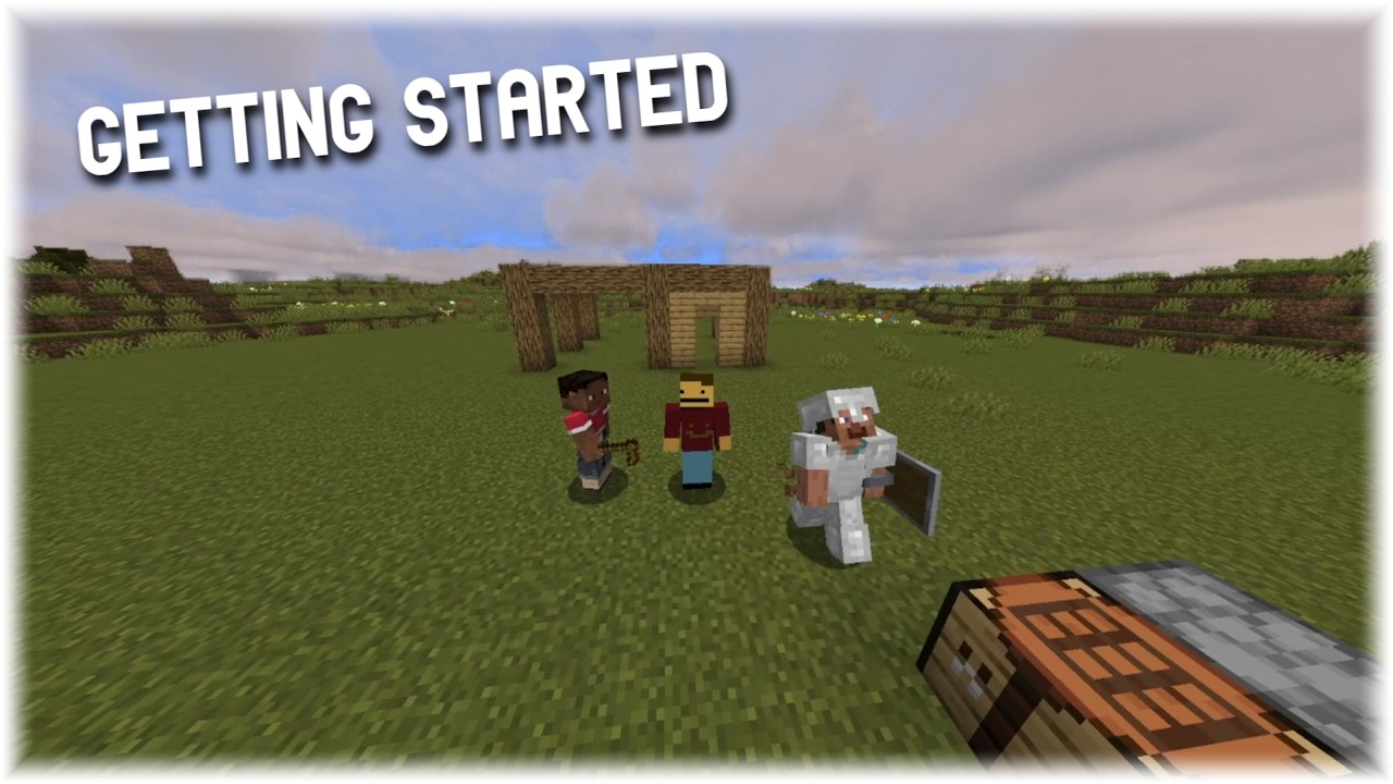 Getting Started | Minecraft Tornado Survival Episode 1 - YouTube