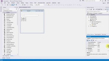 C# DotNET calculator tutorial  part1