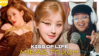 KISS OF LIFE (키스오브라이프) 'Midas Touch' Official Music Video & Nothing Lyrics | Reaction