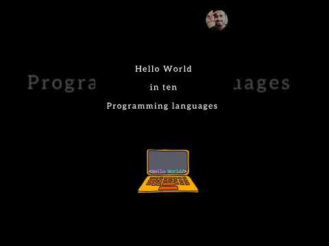 Hello World Print in 10 Different Languages. #crazy #coding #programming #funny #traidev
