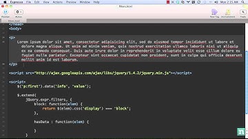 Dissecting jQuery - Filters