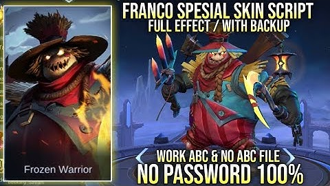 FRANCO SPESIAL WEATHFIELD NIGHTMARE SKIN SCRIPT NO LOGO FULL EFFECT WORK ABC & NO ABC FILE YVE PATCH