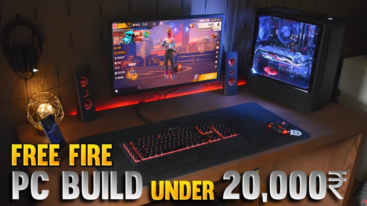 FREE FIRE PC BUILD UNDER 20,000 Rs  Best Cheap Pc For Free Fire ! 