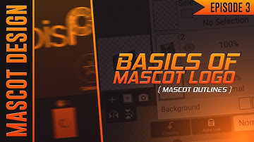 Mascot Design On Android - Basics Of Custom Mascots ( Stroke/Outline/Sketch ) | Episode 3 | Nitzex