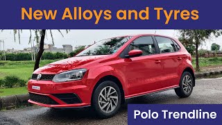 New ALLOYS and TYRES on Brand New VW POLO Trendline