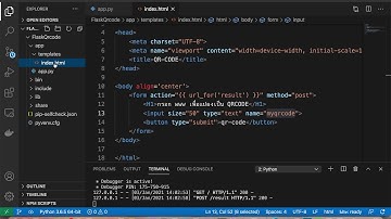 เขียนเว็บไซต์สร้าง QR-CODE ด้วย. Python