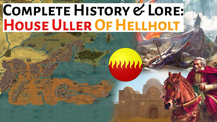 House Uller: Complete History & Lore | Dorne | House Of The Dragon / ASOIAF Explained & Analysis