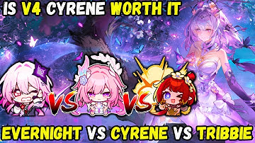 [V4] Who Can Cyrene Replace In Castorice Teams | E0S1 Cyrene vs Evernight vs Tribbie | MOC 3.7 | HSR