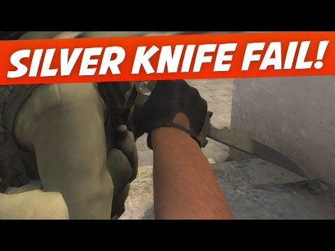 Silver Knife FAIL - CS:GO Funny Moment
