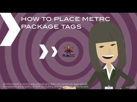 How to Place METRC Package Tags with Inventory