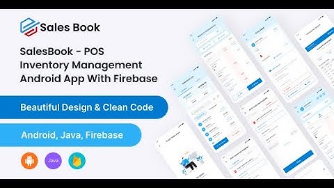 Sales book - POS Inventory Management android app With Firebase Demo Preview