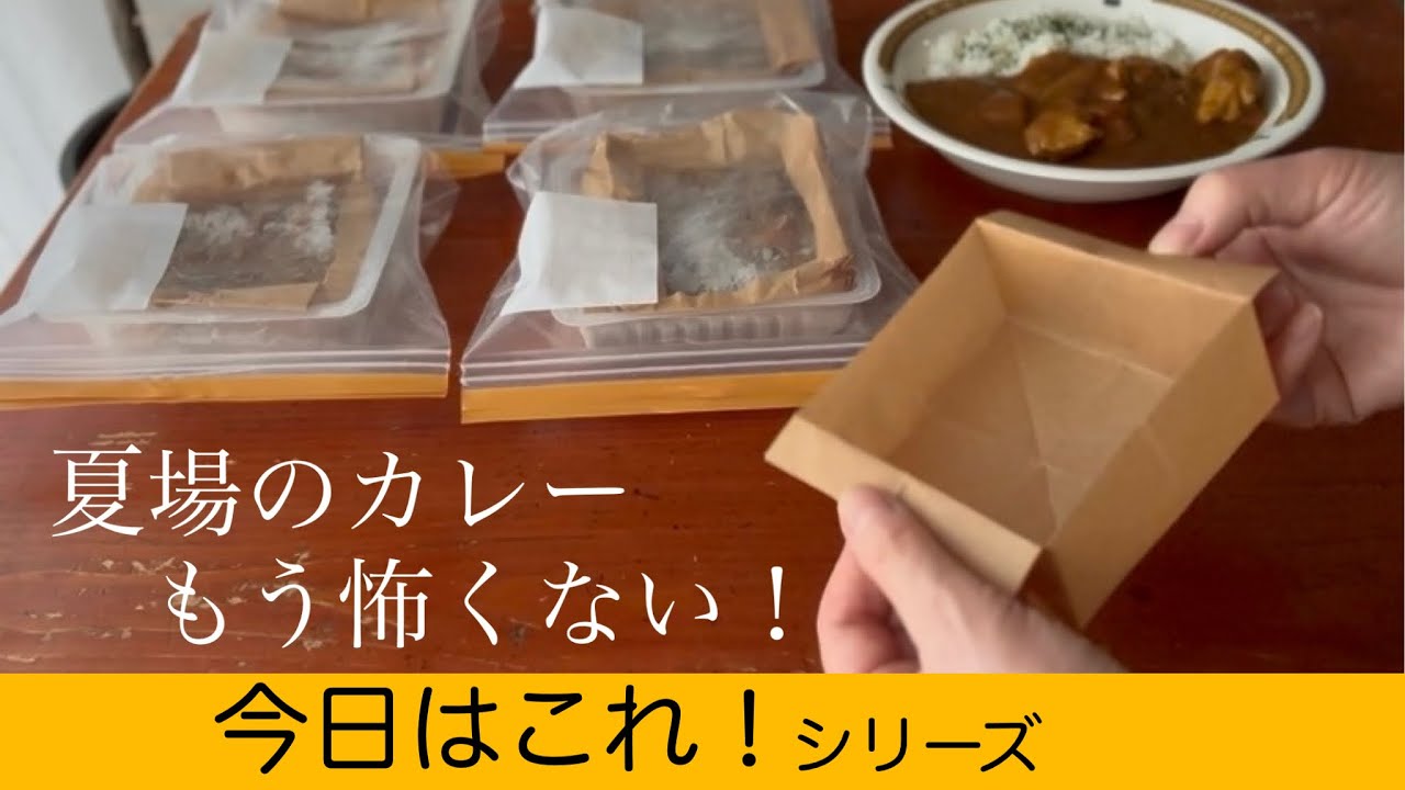 カレーはBOX保存が便利すぎた【冷凍ストック】