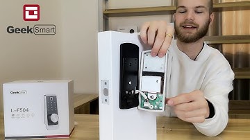 How to Setup Fingerprint Door Locker | Geek Smart L-F504 Installation Tutorial