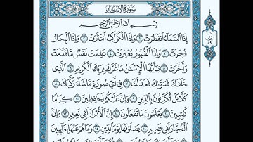 سورة الإنفطار الشيخ ماهر المعيقلي Maher Al Muaiqly Surat Al Infitar