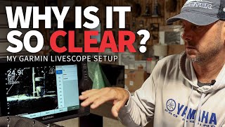 Garmin Livescope Setup! (Settings & Battery for CLEAR picture)