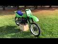 1984 Kawasaki KX125 Dirt Bike 2 Stroke Vintage
