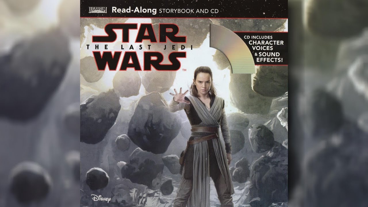 2018 Star Wars The last Jedi Read Along Story Book and CD 