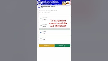 NSOU UG assignment answer 2024 #ug_assignment #nsou #online_assignment