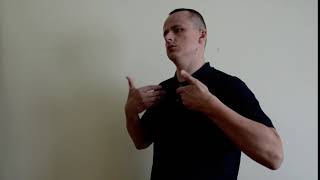 Video 12. The sign CHCIEĆ+NEG2, “not want.”