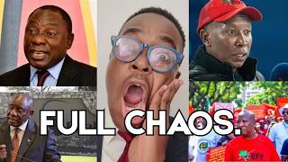 Ramaphosa REFUSES To Resign, Malema Calls Himself MANDELA & EFF EXPOSES Themselves On Live TV