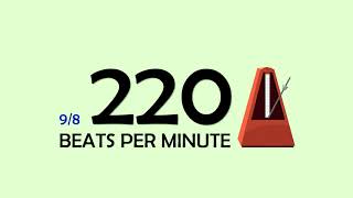 220 BPM 9/8 Metronome