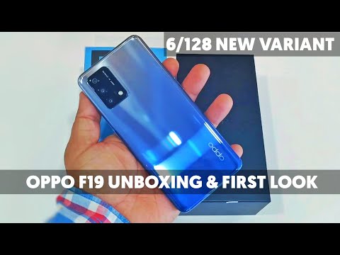 Oppo F19 Unboxing & First Look New Launch ! 6GB/128GB New Variant ! Snapdragon Processor !