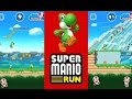 Playing as Yoshi in Super Mario Run