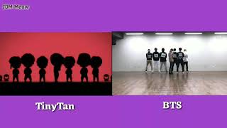 TinyTAN Magic Door X BTS Mic Drop [ Animation x Reality ]