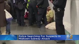 Police Searching For Suspects In Midtown Subway Attack