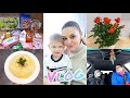 VLOG:Болтаю за рулём🚙Утренник🌷Мои цветы🪴Покупки🧴Готовим салат😋Большой влог и будни мамы🤪