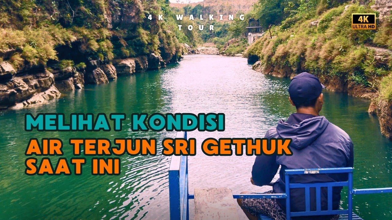 Suasana Air Terjun Sri Gethuk Bleberan Gunungkidul | 4K Walking Tour