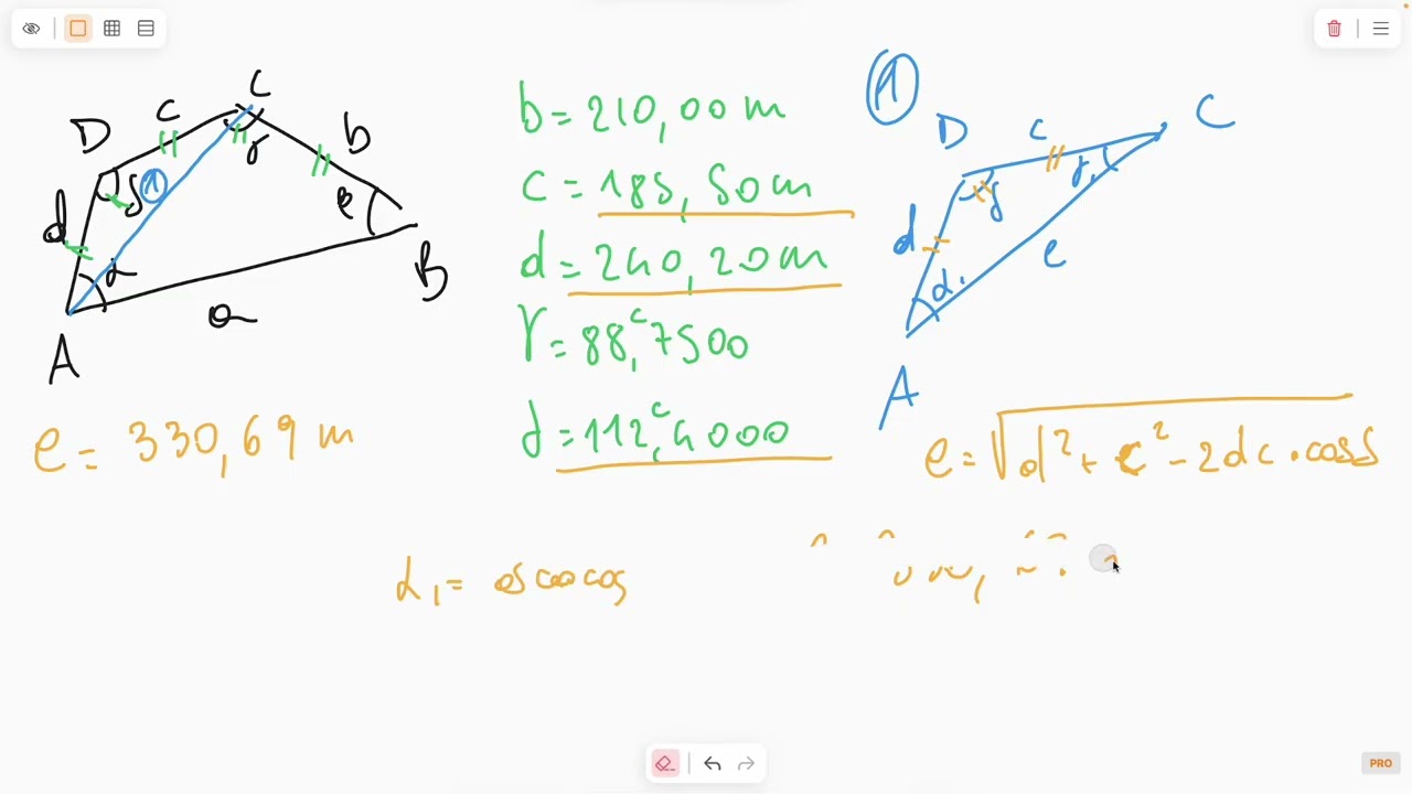 RISOLUZIONE QUADRILATERO CASO 3