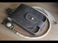 Making a leather waist bag