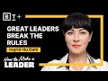 The Rebel Leader Why Great Leaders Break The Rules