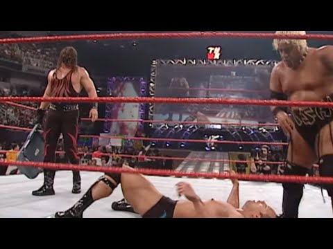 The Rock, Theodore Long & Jack Doan vs. Kane & Rikishi: Raw, Jan. 8, 2001