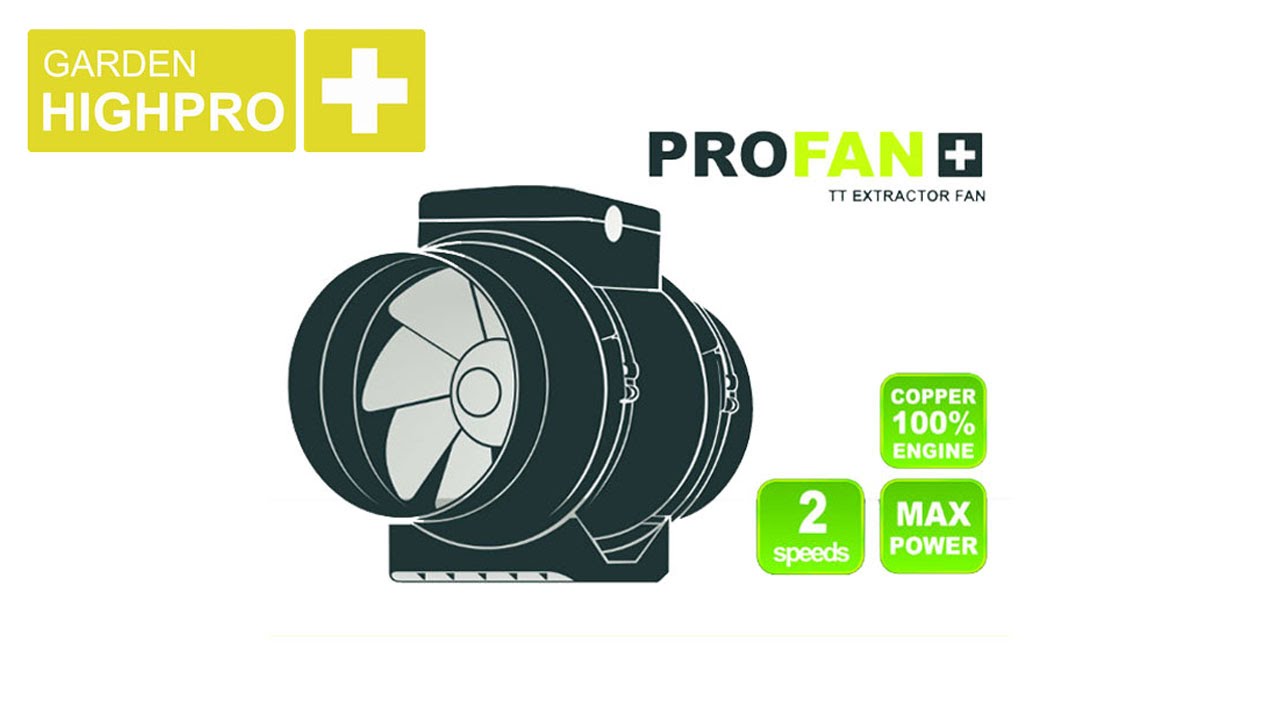 Profan TT Extractor Fan 125mm 2 Speed