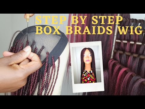 Download How to:DIY Box braids wig/Easy box braided wig crochet method/Beginner friendly/1/bug