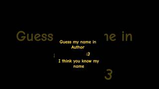 You All Know My Name Or No P